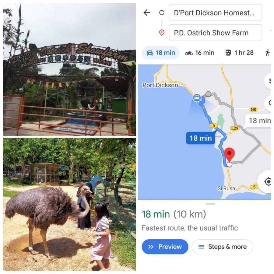 D'Port Dicksonmuslimonly Homestay Eksteriør billede