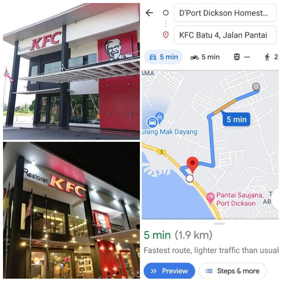 D'Port Dicksonmuslimonly Homestay Eksteriør billede
